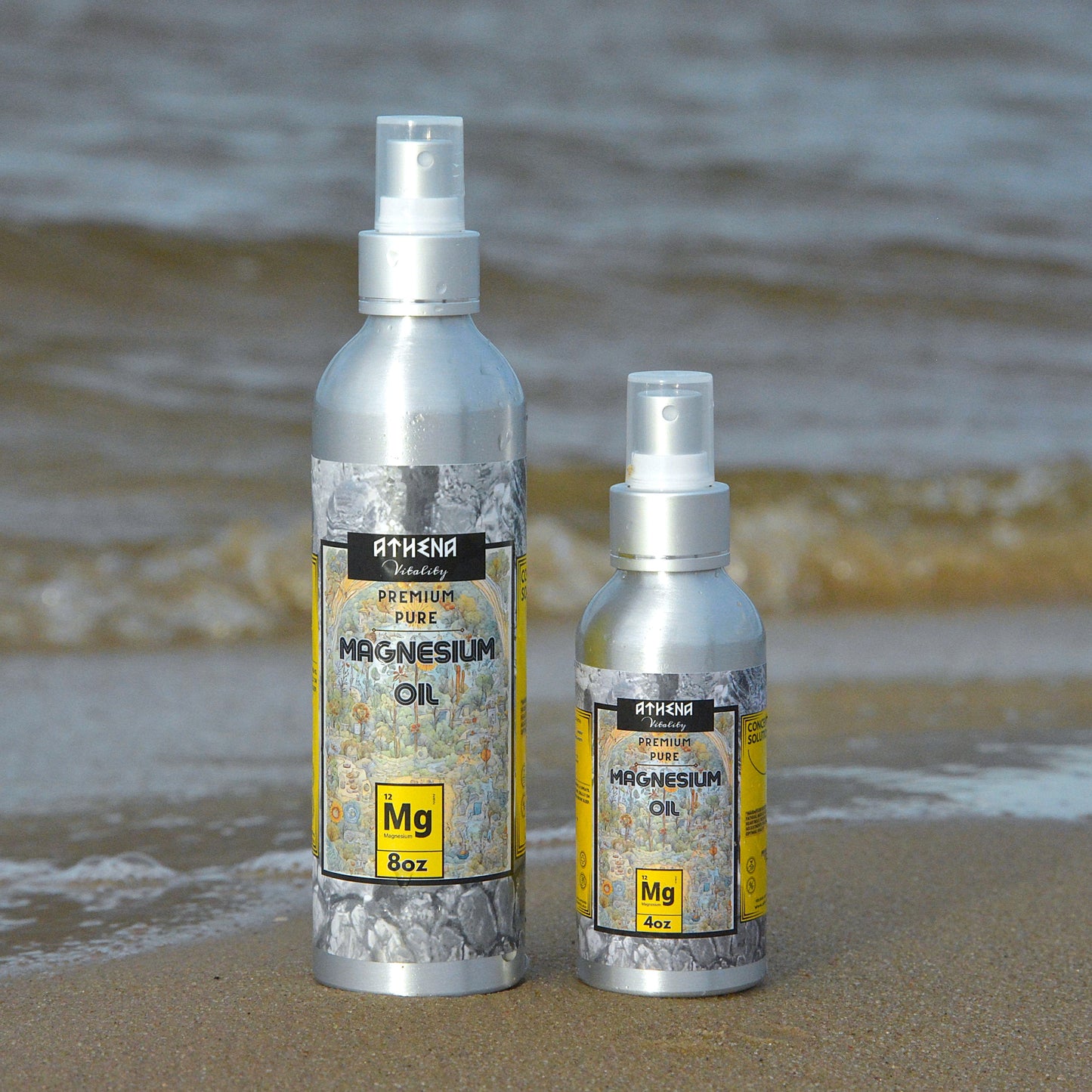 NATURAL MAGNESIUM MIST OIL 100% PURE (4oz/8oz)